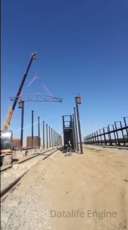 Строительство железнодорожной эстакады